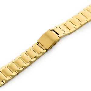 Bransoleta Pacific Model 9 solid - złota 22mm