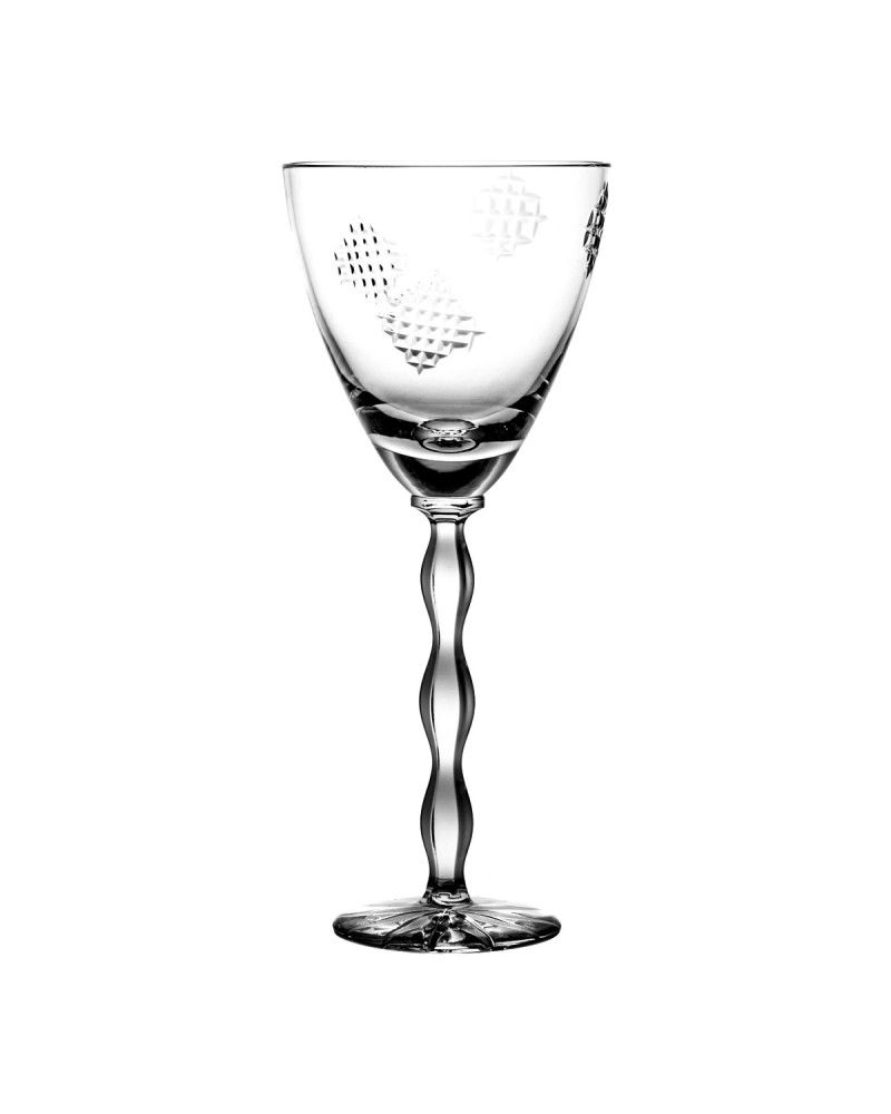 Crystal Julia Kieliszek kryształowy do wina białego Łatki