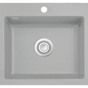 Systemceram Mera 57 Titan, Zlew ceramiczny, korek manualny