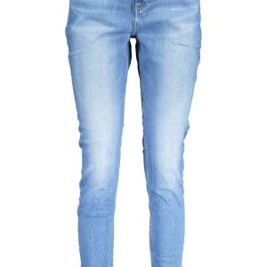 CALVIN KLEIN JEANS DENIM DAMSKI JASNY NIEBIESKI