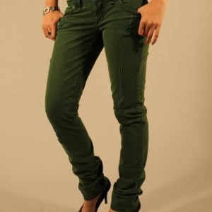 JOHN GALLIANO JEANS DENIM DAMSKI ZIELONY