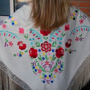 Dodatek FLAMENCO PGM3933. SHAWL, Kolor . Kobieta.