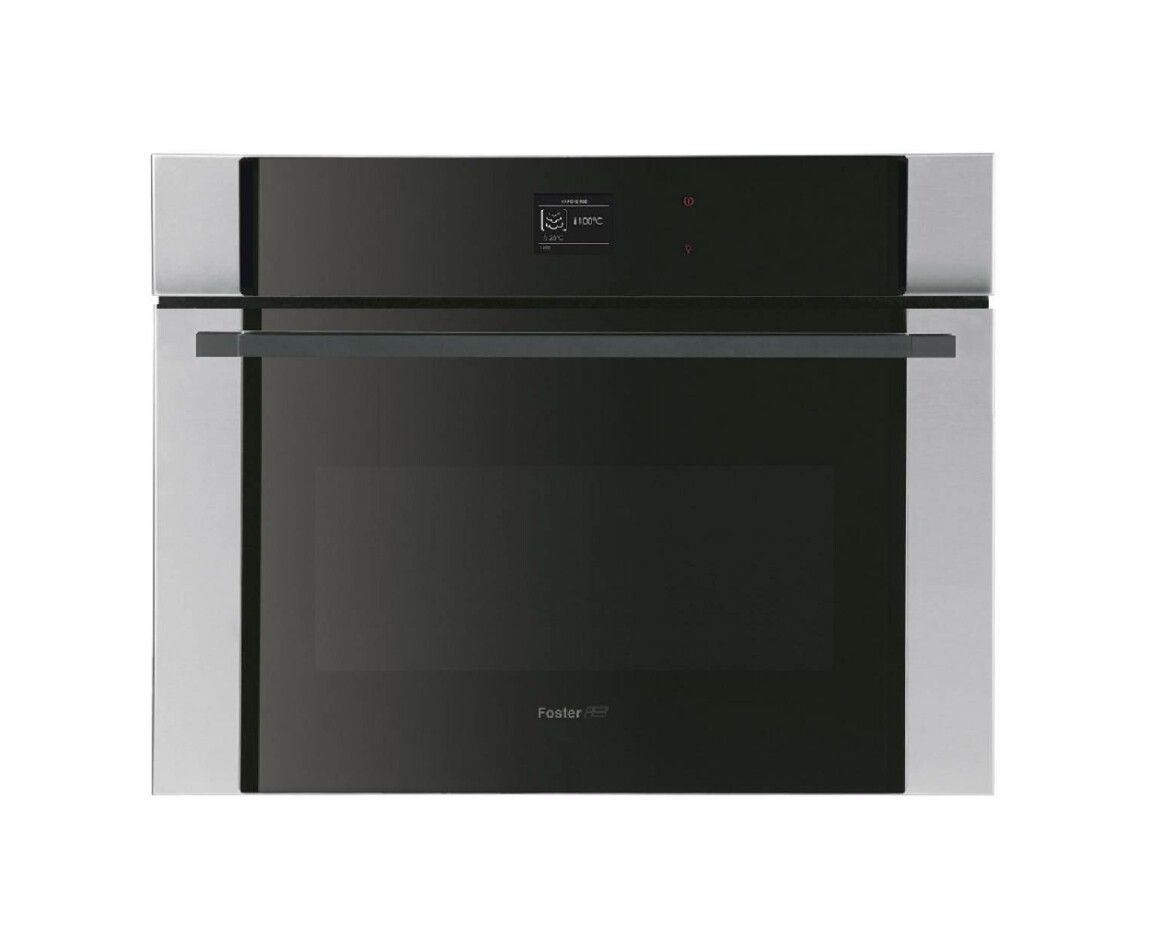 Foster 7135087 S4001 Kombinowany piekarnik parowy 60 cm h 46 - stal nierdzewna satynowana/czarne szkło