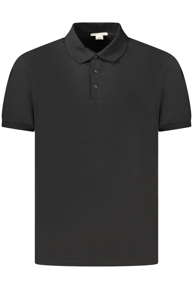 CALVIN KLEIN MĘSKA KOSZULKA POLO Z KRÓTKIM RĘKAWEM CZARNA