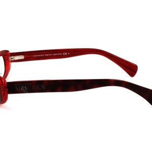 Okulary ALEXANDER MCQUEEN AMQ4181EV0. Okulary, Kolor czerwony havana. Kobieta.