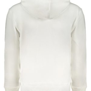 BIAŁA BLUZA MĘSKA Z ZAMKIEM CALVIN KLEIN