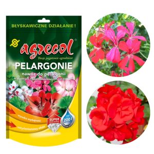 Pelargonie nawóz krystaliczny do pelargonii oraz innych roślin balkonowych i tarasowych 350g - Agrecol