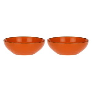 ROSE&TULIPANI CONCERTO ARANCIONE Zestaw 2 misek do sałatek 26 cm