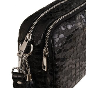Listonoszka ze skóry przypominającej krople – elegancja i trwałość TD820s258