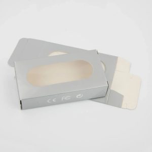 Pudełko na pendrive tekturowe - Srebrny