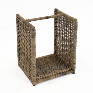 Westmann Rattanowy kosz na drewno opałowe Costa Natura 40x36x50cm