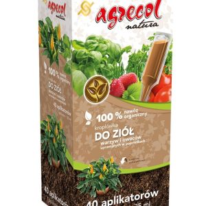 Nawóz do ziół, owoców i warzyw 100% nawóz organiczny 40 x 35 ml - Agrecol Natura