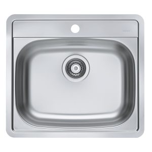 Alveus MORE 10 FS SAT (56x50) 1K zlew wpuszczany + syfon