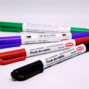 Marker dwustronny suchościeralny różne kolory Toma TO-270