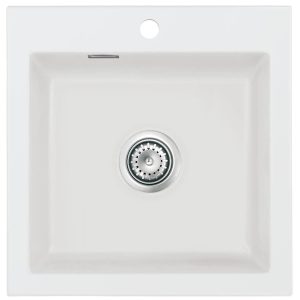 Systemceram Mera 51 Zlew ceramiczny Satin, korek manualny
