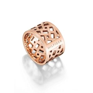 Biżuteria TOMMY HILFIGER 2700744B. Pierścionek, Kolor różowy. Kobieta.