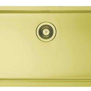 Alveus Monarch QUADRIX 60 ZŁOTO zlewozmywak stalowy 790x450mm