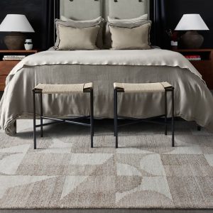 Dywan prostokątny Tulla, tuftowany, wełniany, kremowy/beżowy