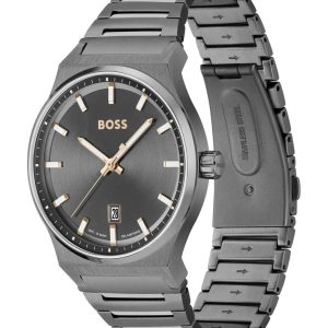 Zegarek BOSS 1514078. Kwarcowy, Kolor szary. Mężczyzna.