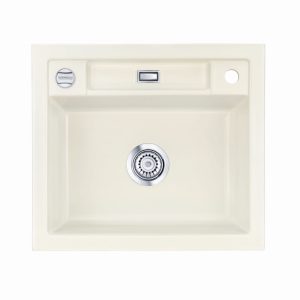 Systemceram Bela 57 Jasmin, zlewozmywak ceramiczn, korek manualny