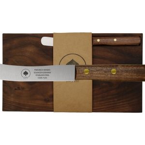 Pikas SET TAGLIERE + COLTELLO HUMPBACK Walnut