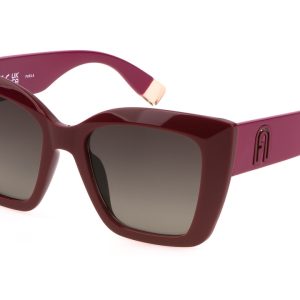 Okulary FURLA SFU710-5409PN. Okulary przeciwsłoneczne, Kolor czerwony. Kobieta.