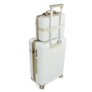 Kuferek podróżny mały ABS Nokiro 14'- śmietankowy