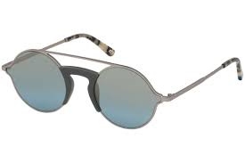 Okulary WEB EYEWEAR WE0247-09Q. Okulary przeciwsłoneczne, Kolor srebrny. Unisex.