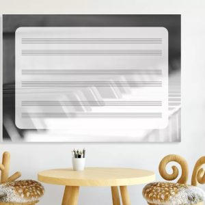 Tablica edukacyjna suchościeralna pięciolinia 042 pianino