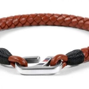 Biżuteria TOMMY HILFIGER 2790024. Bransoletka, Kolor brązowy. Mężczyzna.