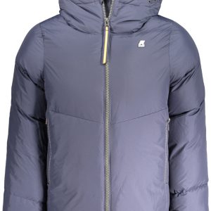 NIEBIESKA KURTKA PUCHOWA MĘSKA K-WAY