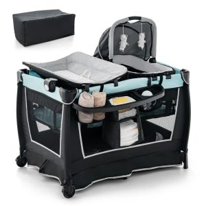 Składany kojec kempingowy 5 w 1