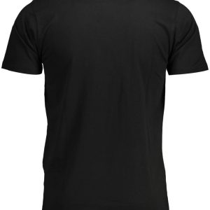 T-SHIRT MĘSKI Z KRÓTKIM RĘKAWEM SERGIO TACCHINI CZARNY