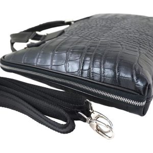 Torba na laptopa damska skórzana Barberinis - Granatowa