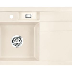 Systemceram BELA 78 Jasmin, zlewozmywak ceramiczny, korek manualny