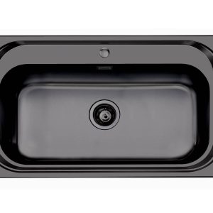 Foster 1180156 S1000 Zlewozmywak 73x35 Gun Metal Płaska krawędź