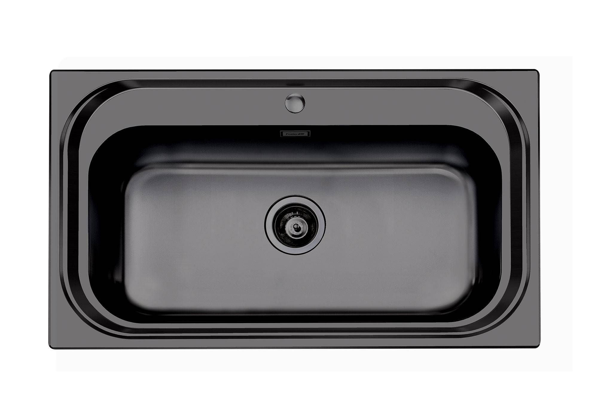 Foster 1180156 S1000 Zlewozmywak 73x35 Gun Metal Płaska krawędź