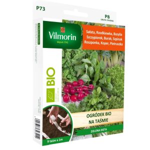 Ogródek Warzywny Bio na taśmie Zielona Dieta 9 taśm x 1m - VILMORIN