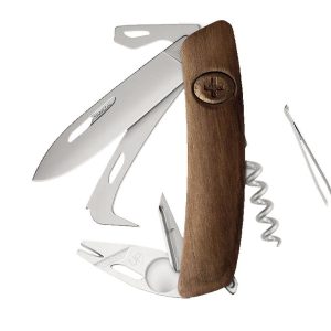 Swiza HO05R-TT AM HORSE & TICK TOOL Wood Walnut (KHO.0096.6300)