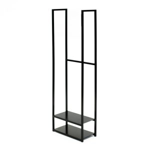 Westmann Stalowy stojak na drewno opałowe Portos Czarny 40x20x120cm