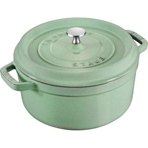 STAUB LA COCOTTE Garnek żeliwny okrągły 2.2 ltr miętowy