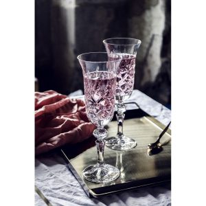 Crystal Julia Kieliszki do szampana prosecco 6 sztuk Ananas