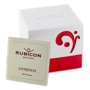 ZEGAREK MĘSKI RUBICON RNDD60 (zr078d) - stalowy