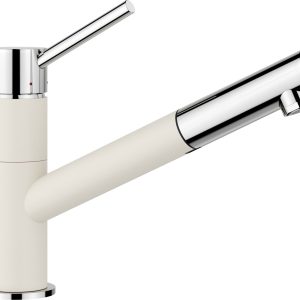 Bateria KANO-S Silgranit-Look delikatny biały/chrom