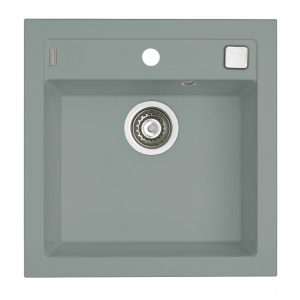 Alveus FORMIC 20 kol. 81 beton (52x51) zlew Granital z syfonem POP-UP