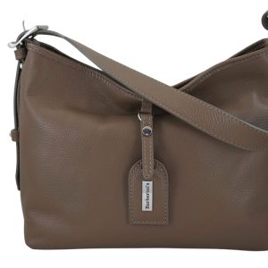 Codzienna torebka damska na ramię - Beżowa ciemna