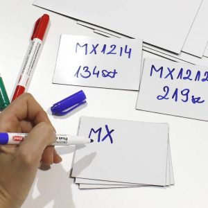 Mata magnetyczna magnes suchościeralny biały (małe rozmiary)
