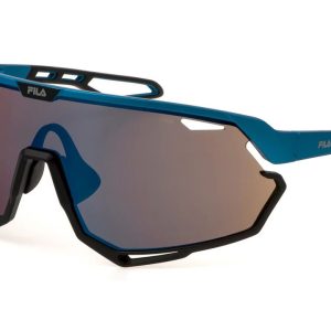 Okulary FILA SFI721-99U07B. Okulary przeciwsłoneczne, Kolor niebieski. Unisex.
