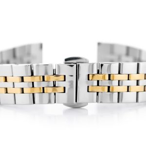 Bransoleta Pacific Model 4 - srebrno-złota 14mm