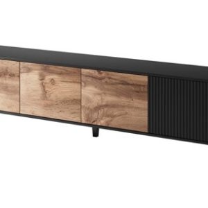 RANDOM RTV-3 stolik RTV 200 cm dąb wotan/czarny